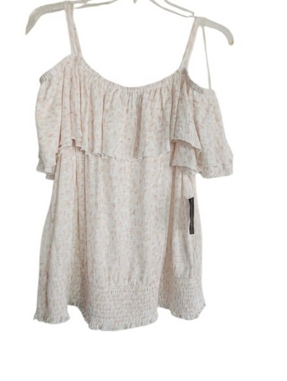 Cold-Shoulder Ruffle Women's Top Sz 3X Nwt